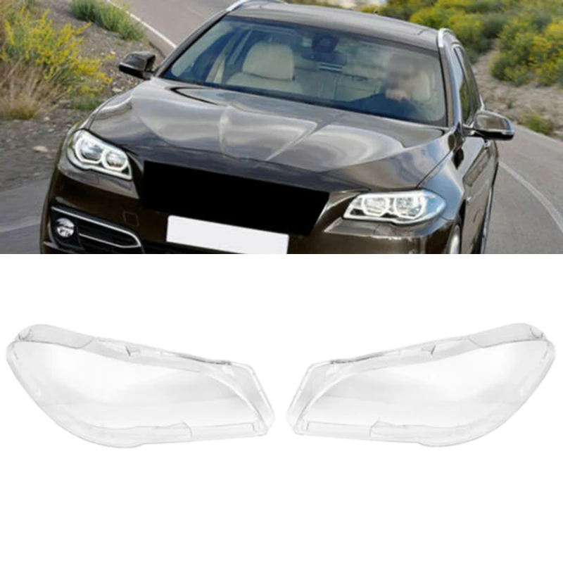 Автомобильный головной светильник Стекло лампа Xenon объектива Крышка чехла для BMW