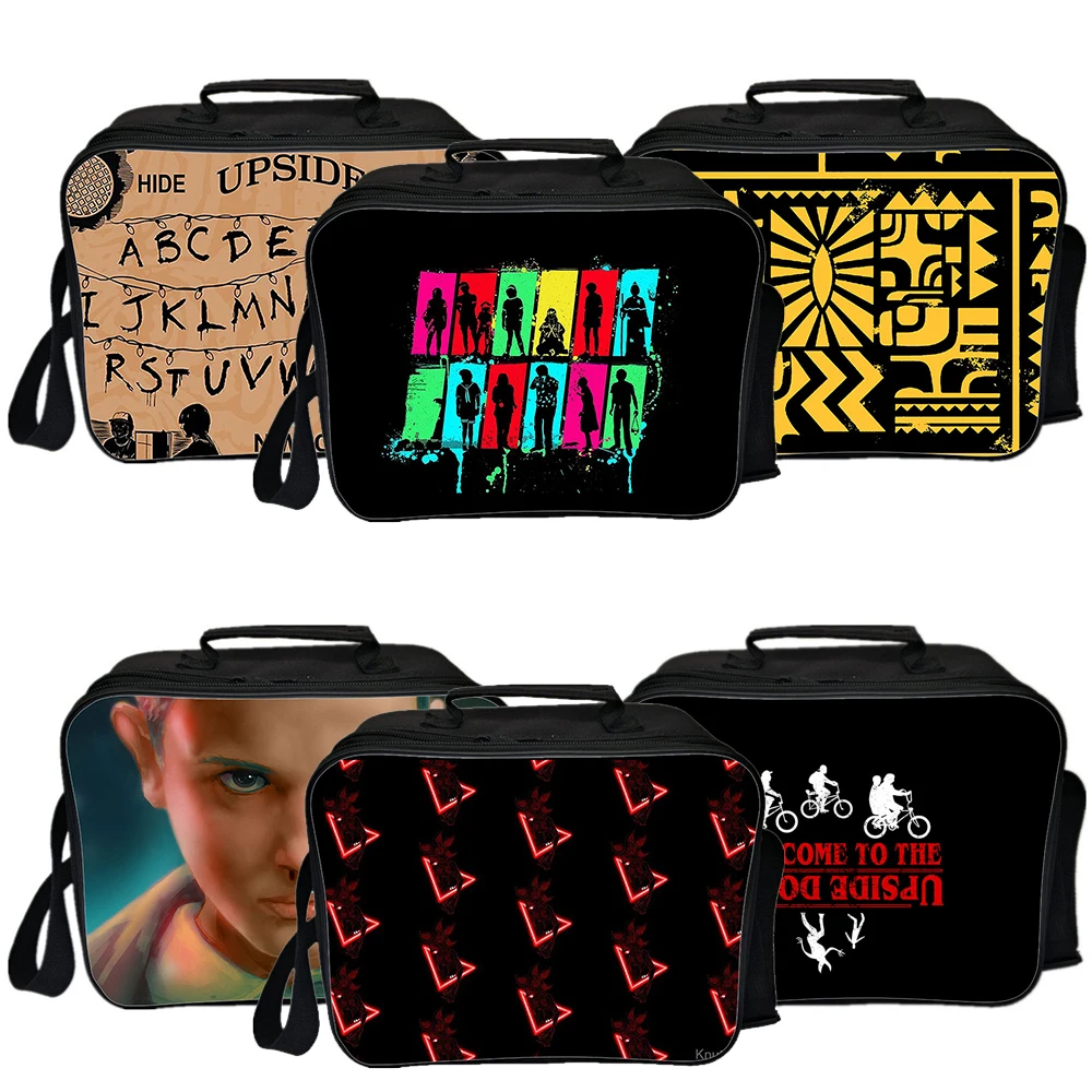 

Stranger Things Lunch Bag Boy Girl School Portable Lunch Bags Children Picnic Box Men Women Lunch Box Tote Food Bags Bento Box