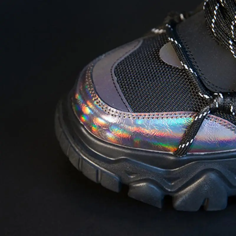 RIZABINA зимние кроссовки женские ботильоны из натуральной кожи на толстой подошве