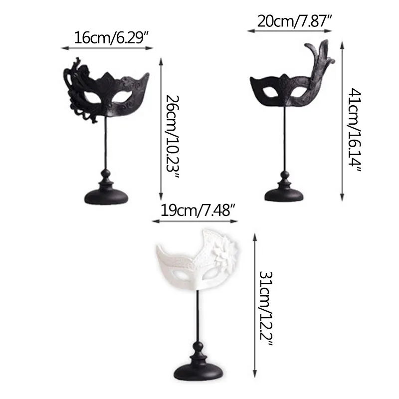 

Home Decoration Ancient Mask Figurines European ModernOrnaments Handmade Resin Crafts Desktop Decoration Vaintage Mask Statues