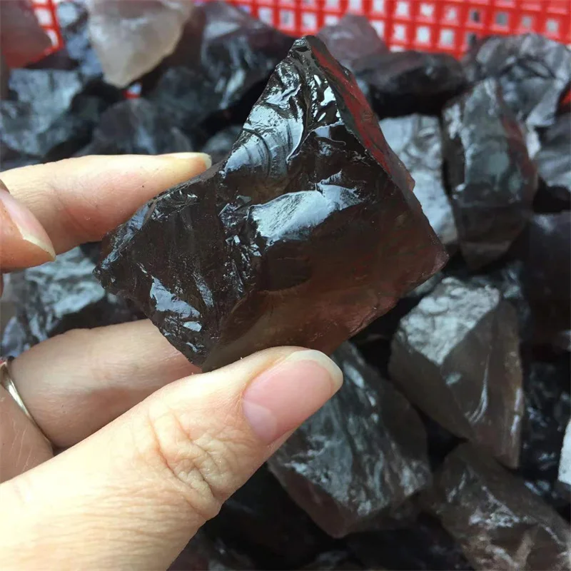 Natural Rough Raw Stones Smoky Quartz Crystal Healing Gemstones Reiki Feng Shui Home Decoration
