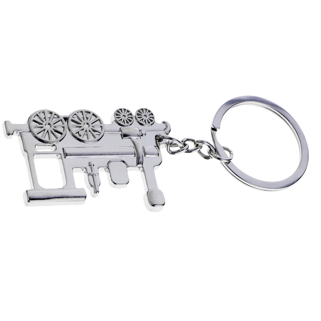 Паровой Поезд Локомотив дизайн металлический брелок автомобильный сумка