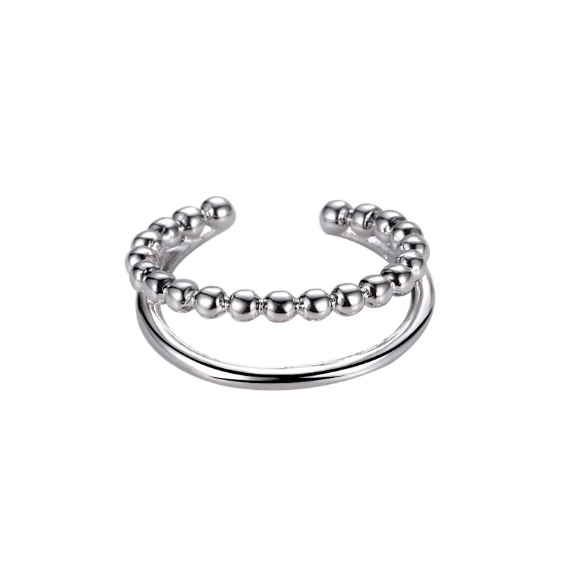 

LISM 3Pcs/Set 925 Sterling Silver Korean Design Zircon Geometric Earrings Female Double Twist Without Pierced War Clip Ear Cuff