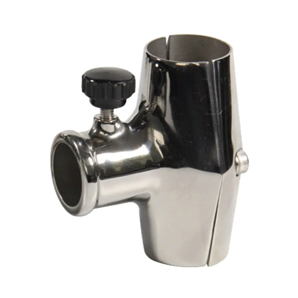 

22-25mm 316 Stainless Steel Flag Pole Flagpole Holder Socket Base