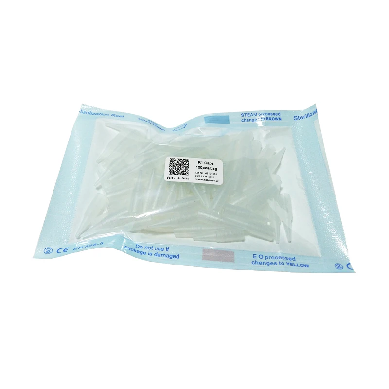 Наконечники для тату R1 R3 R5 F5 F7 колпачки игл стерильный упаковочный перманентного