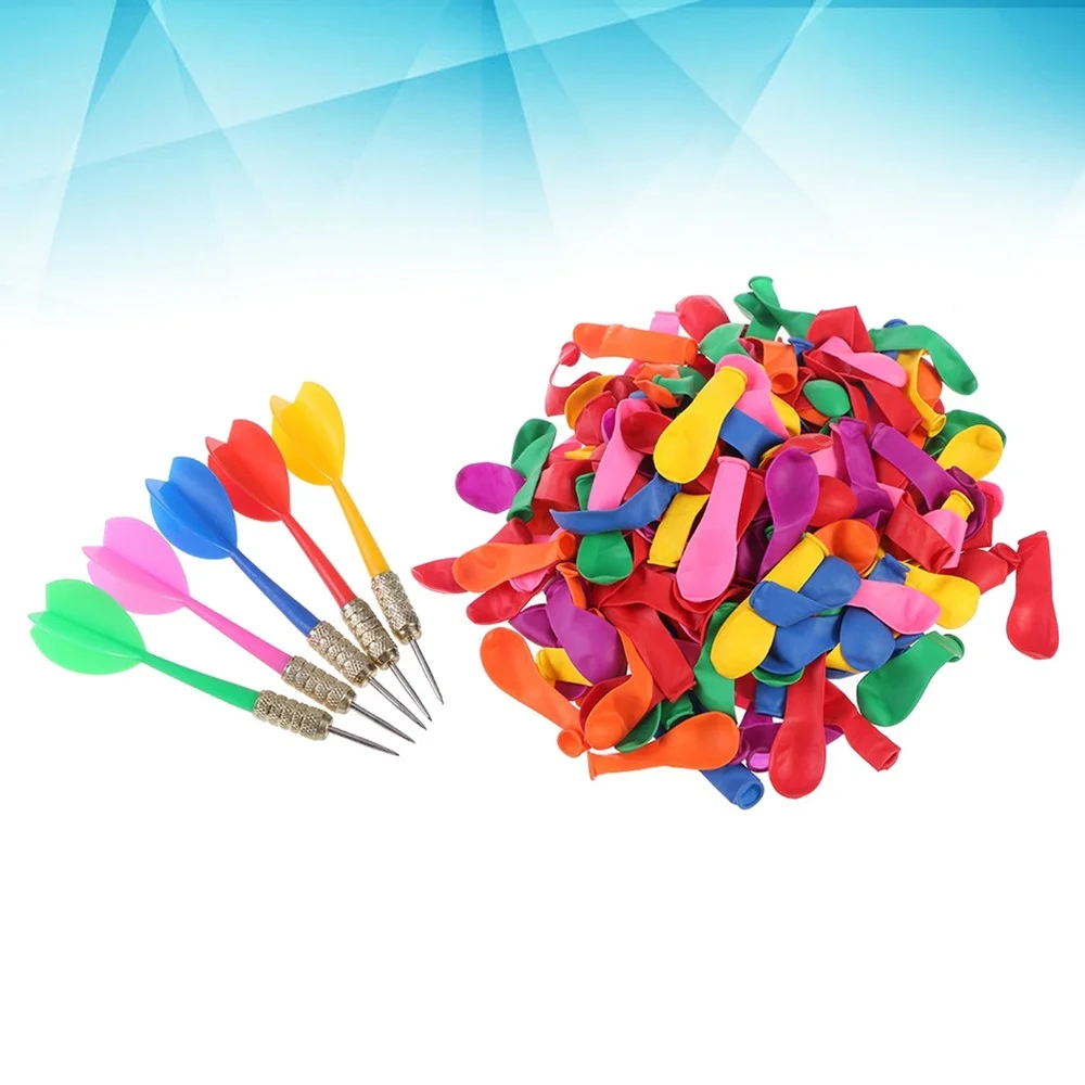 

520pcs Metal Darts Balloon Game Exciting Outdoor Game Party Fun for Kids Adults (20pcs Darts + 500pcs Balloon)
