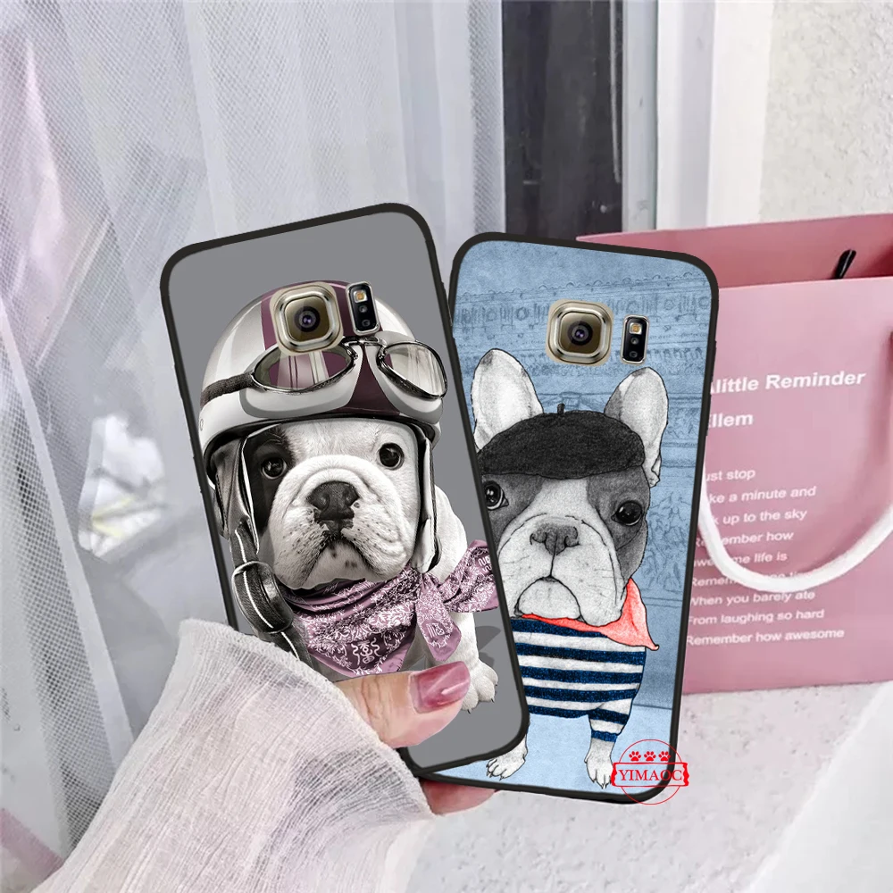 Панель в форме французского бульдога щенки собака милый мягкий силиконовый