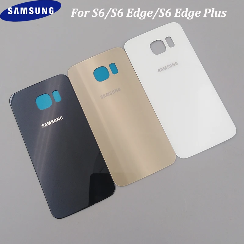 

Оригинальный чехол для Samsung S6 Edge, задняя крышка для батареи, стекло, задняя дверь, защитный чехол для Galaxy S6 S6 Edge Plus
