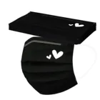 Маска Защитная одноразовая из нетканого материала, 3-слойная, дышащая, с принтом, для взрослых, на День Св. Валентина, 10 шт.