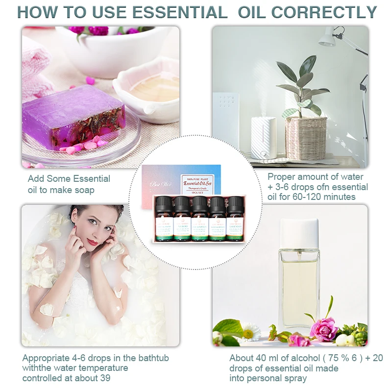 Chumolee чистые натуральные сандаловые эфирные масла диффузор растение Лаванда