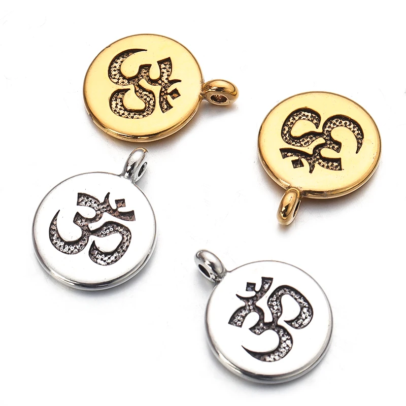 

Xinyao 30Pcs Gold Round Sign Charm for DIY Jewelry Bracelet Necklace Making
