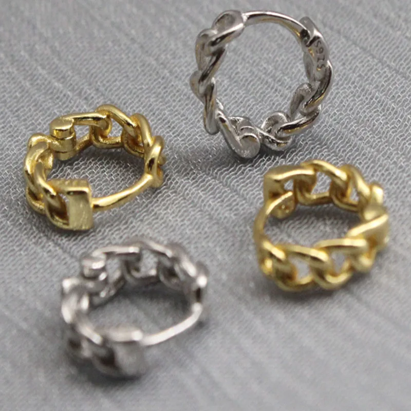 

Hoop Earrings 925 Sterling Silver Circle Round Hollow Out Hoop Earrings for Women Fashion Ear Buckle Party Accessories Jewelry