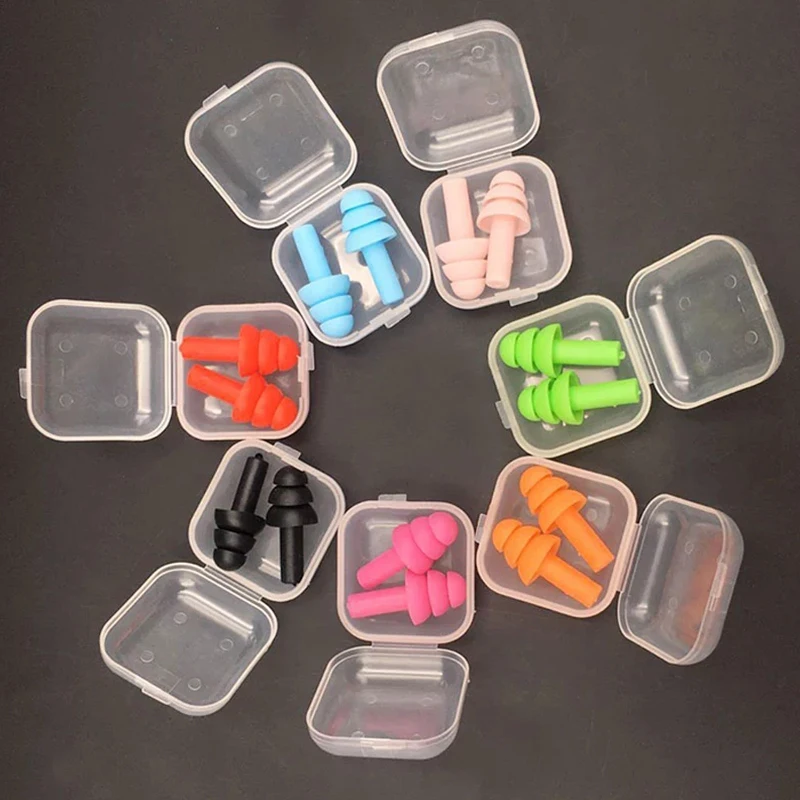 

Soft Silicone Ear Plugs Sound Insulation Ear Protection Earplugs Anti Noise Snoring Sleeping Plugs For Travel Noise Reduction