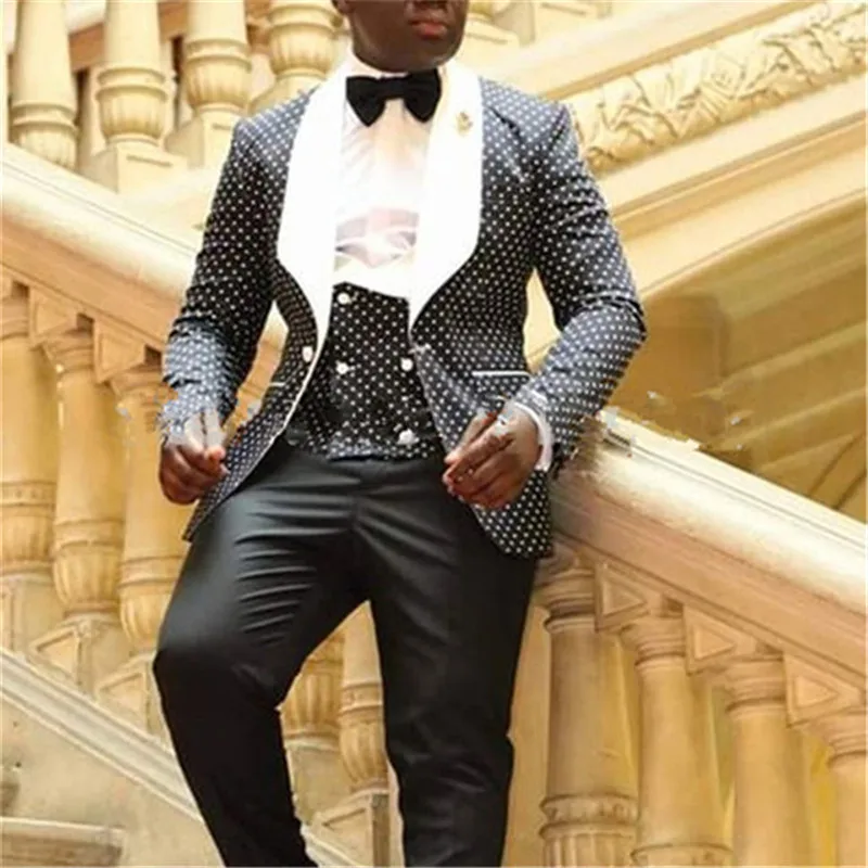 Последний дизайн пальто брюки фиолетовый розовый мужской костюм Slim Fit смокинг жениха 3 шт на заказ свадебные костюмы пиджак для костюма Masculino - Цвет: Picture style 29