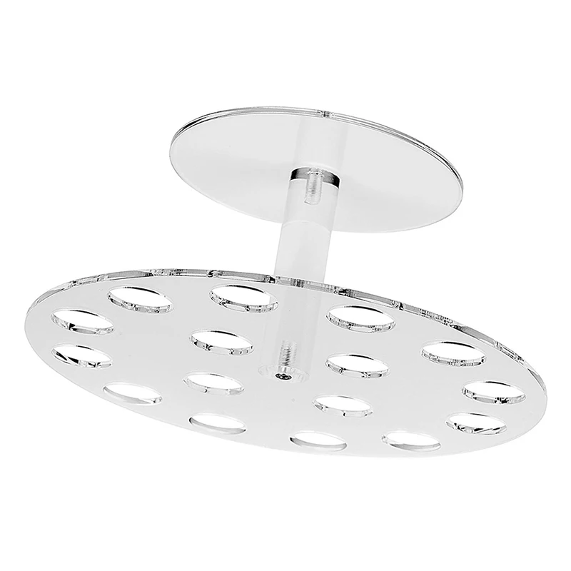 Акриловый конус для мороженого 16 держателей/прозрачная подставка рулона