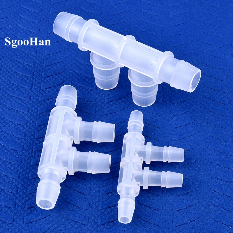 

5~200Pcs 2.4~11.1mm Equal Dia PP Side 4-Ways Connectors Aquarium Tank Air Pump Hose Joint Irrigation System Pipe Pagoda Joints
