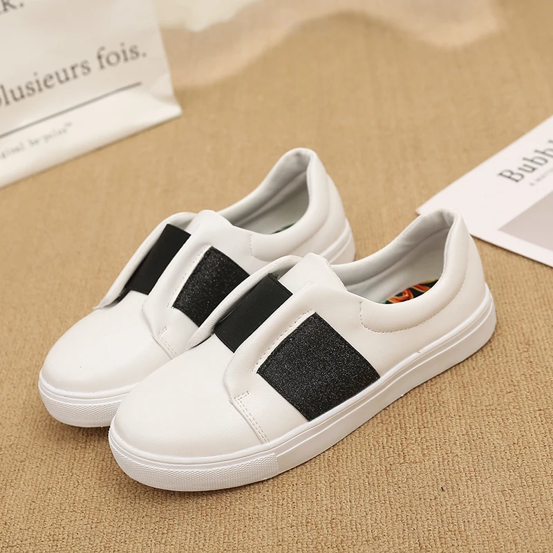 Женские лоферы без застежки на толстой подошве повседневные Мокасины из