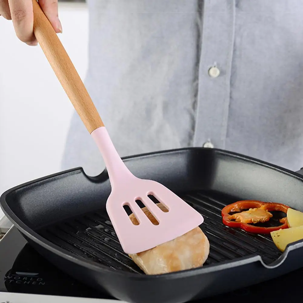 12 шт термостойкие силиконовые кухонные принадлежности набор кухонной посуды