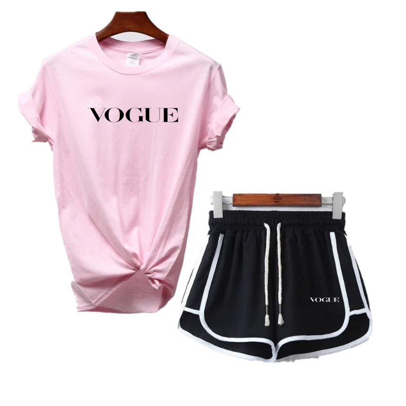 Харадзюку женская футболка vogue с принтом хлопковая Футболка со смешным