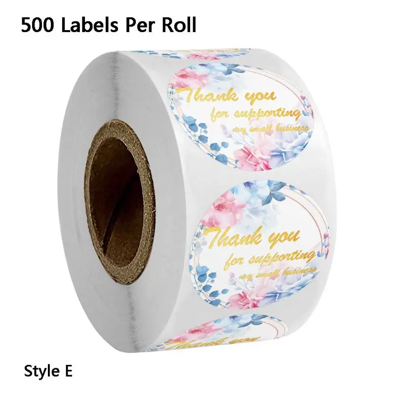 

500pcs Thank You for Supporting My Small Business Stickers Package Seal Labels