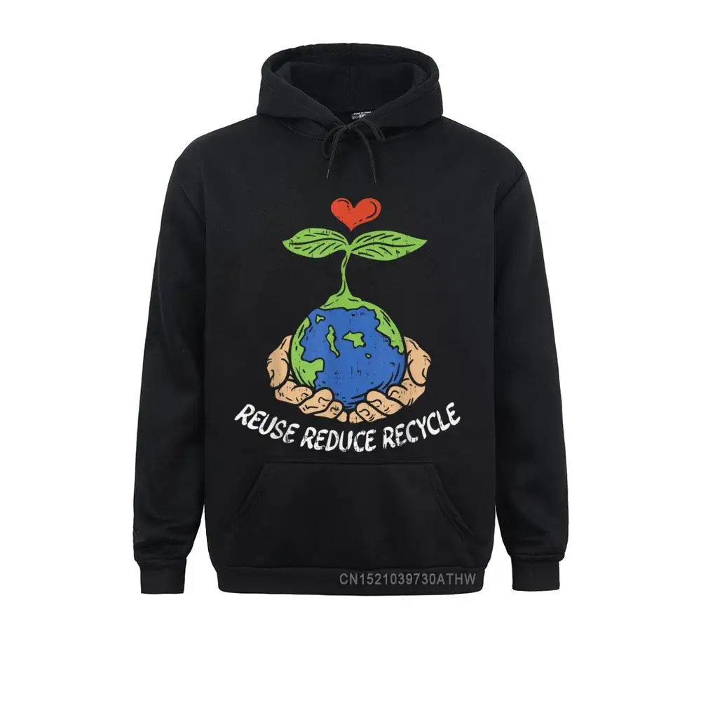 

Men Retro Hoodies Father Day Men Sweatshirts Camisa Reuse Reduce Recycle Save Earth Day Planet Hooded Tops Sportswears