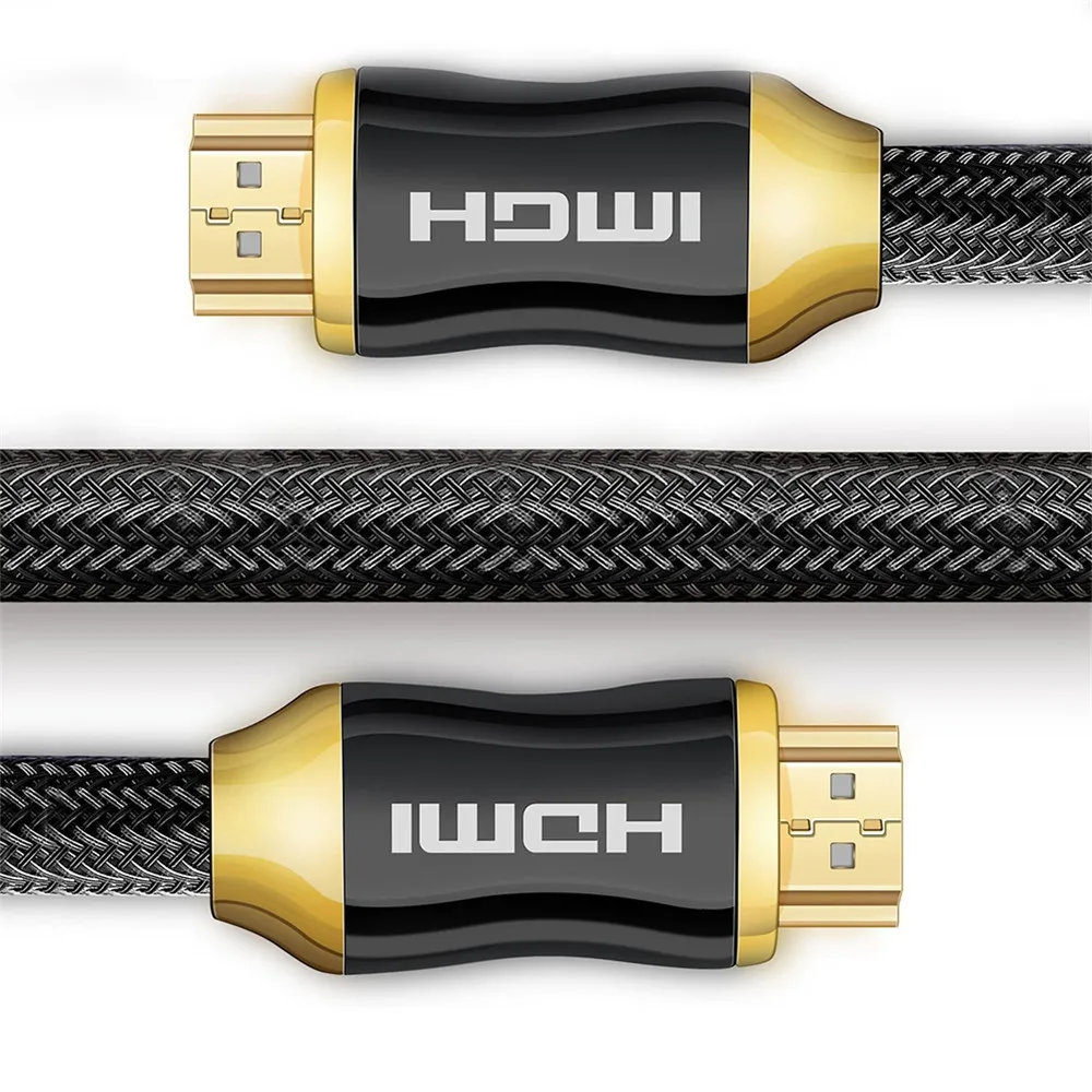Кабель HDMI к 4k кабель 2 0 Версия роскошный позолоченный штекер Адаптер 3D для