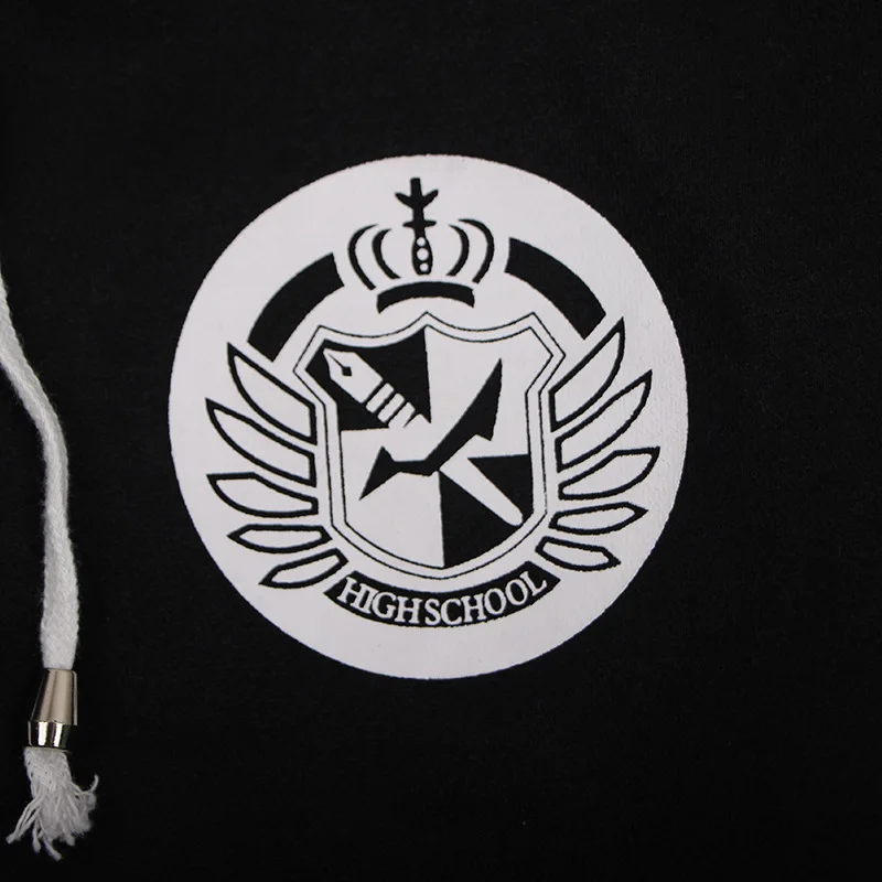 Свитер Danganronpa Monokuma для косплея унисекс толстовка с капюшоном куртка повседневная
