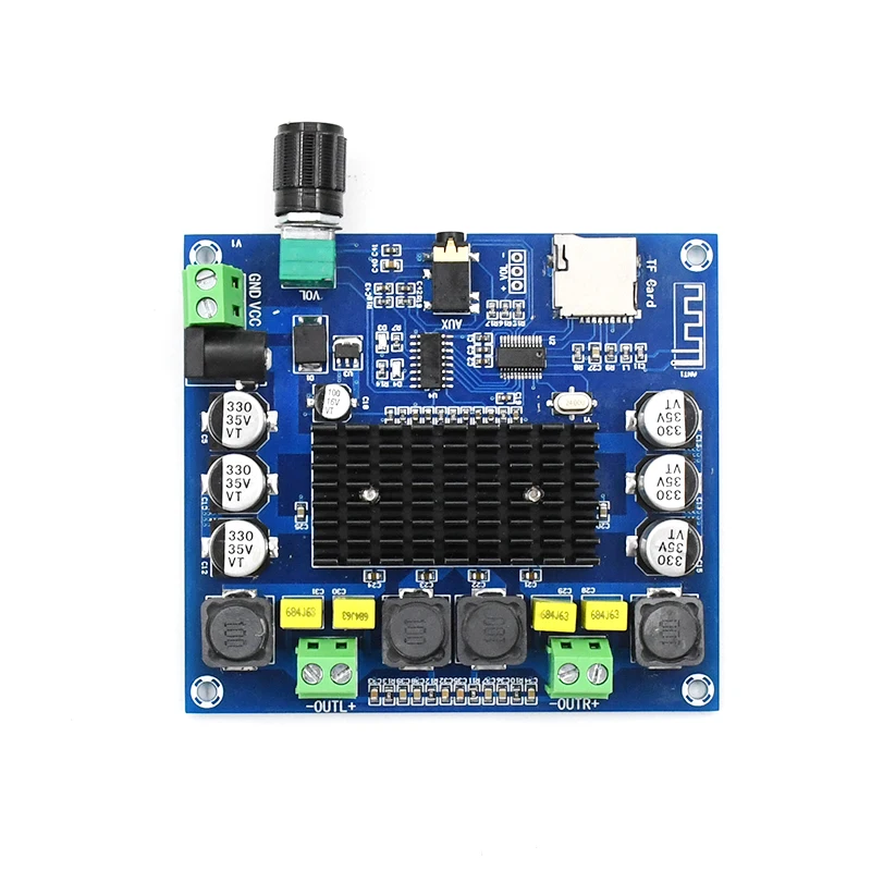 Цифровой усилитель мощности XH-A314 12 В 24 в Bluetooth 5 0 TPA3116 плата 2x50 Вт стерео аудио AMP