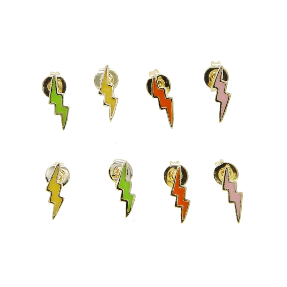 Красные белые синие черные 4 вида цветов минимальное изящное милое ювелирное