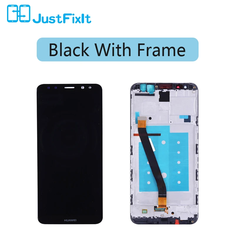 Black with Frame 5," 1920x1080 ips ЖК-дисплей для huawei mate 10 Lite ЖК сенсорный экран дигитайзер Запасные части - Цвет: Black with Frame