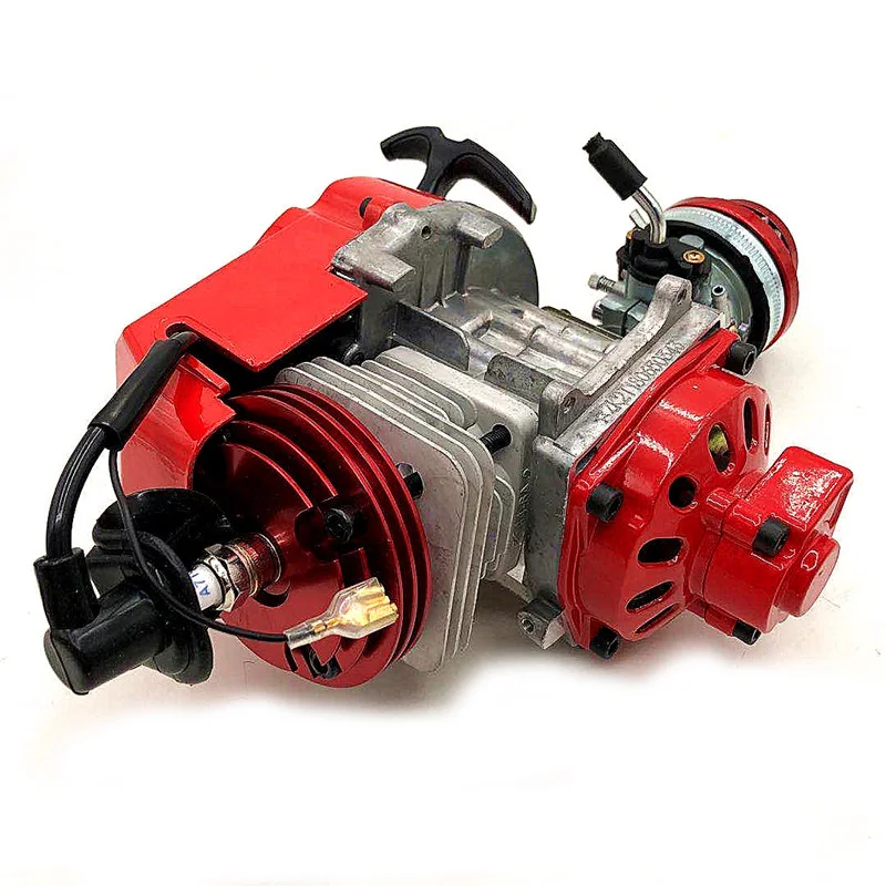 49CC высокопроизводительный двигатель 2 тактный алюминиевый пусковой механизм для