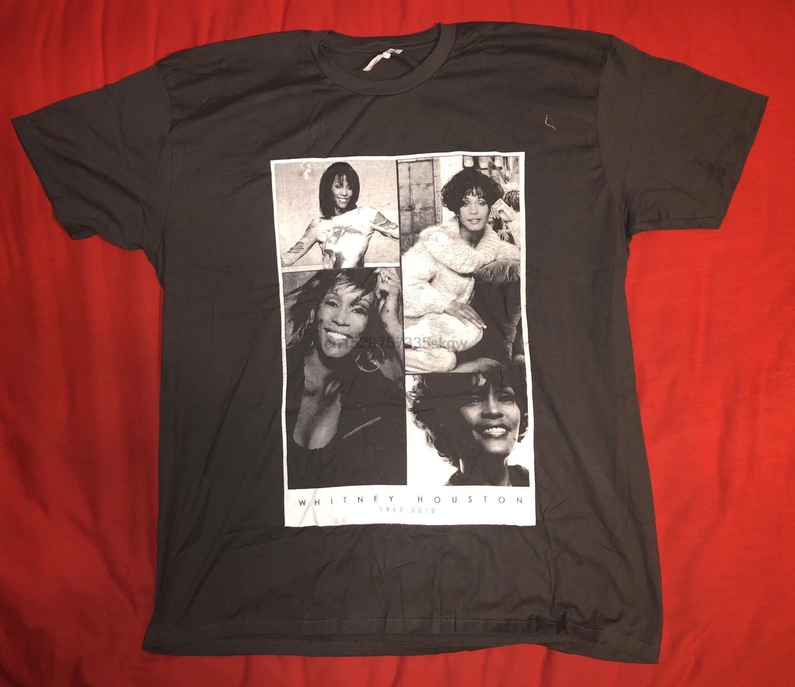 Whitney Houston Мемориал 2012 Футболка Мужская Sz 2XL редкая с принтом летние модные