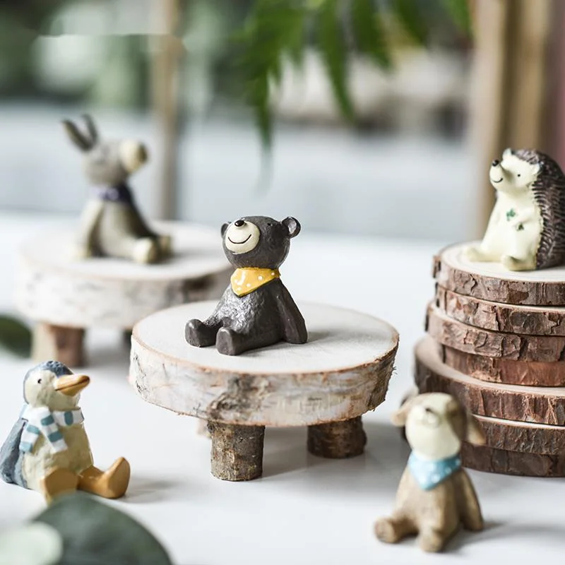 

Looking up at the star sky small animal ornaments Zakka desktop resin ornaments creative lovely home furnishings gifts