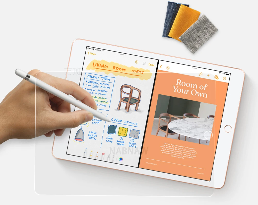 NABNAW закаленное стекло для iPad 10,2 дюймов Mini 5 4 3 2 1 air 10,5 Защита экрана для нового iPad 9,7 iPad Pro 11