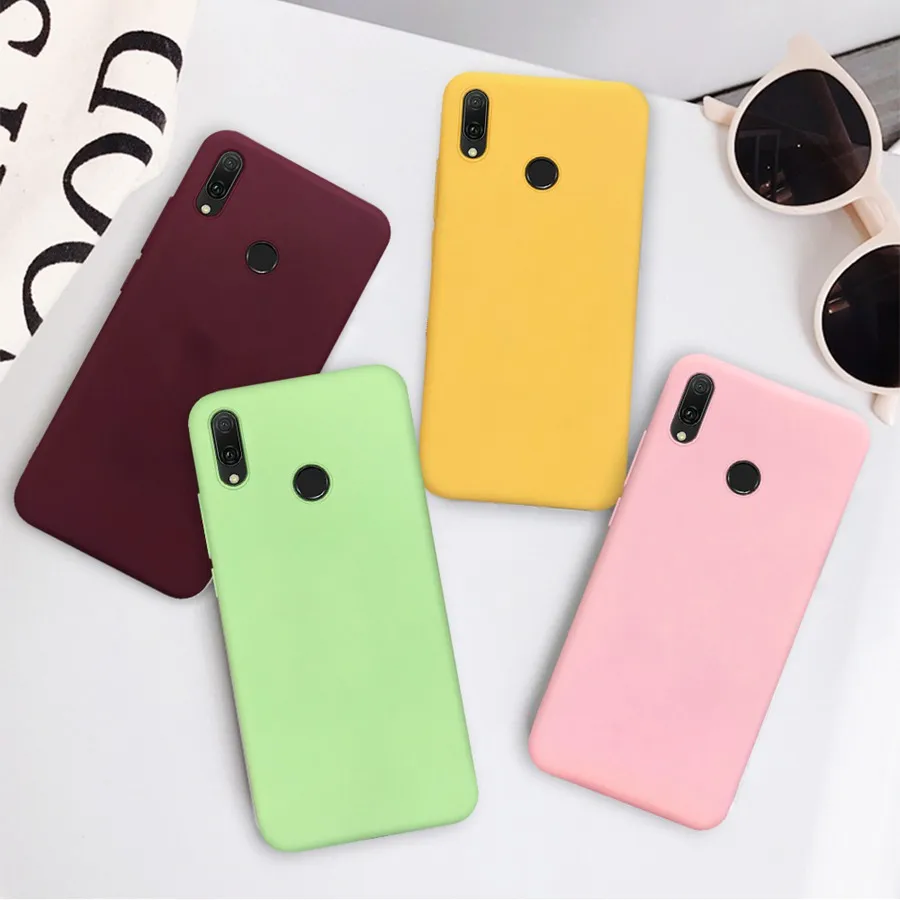 

Candy Color Case For Huawei P40 Lite/Pro P30 Lite P20 PSmart 2019/2020 Mate 30 Lite Cover Case For Huawei Y5P Y6P Y8P Capa Shell