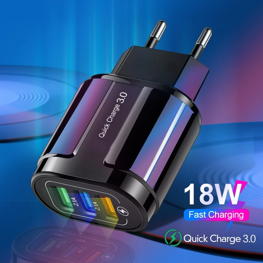 Olnylo быстрое зарядное устройство USB 3 0 18 Вт QC3.0 настенный мобильный телефон для iPhone