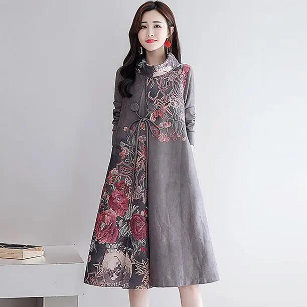 Зеленое платье миди женское ТРАПЕЦИЕВИДНОЕ винтажное элегантное большого