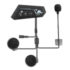Bluetooth 5,0 гарнитура для мотоциклетного шлема BT22, Беспроводные стереонаушники с громкой связью, наушники, MP3 динамик с микрофоном
