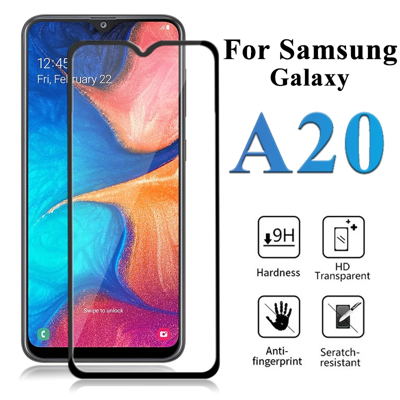 Закаленное стекло протектор экрана для samsung Galaxy A20 A20e A2 Core Защитная Броня Samsun A 20
