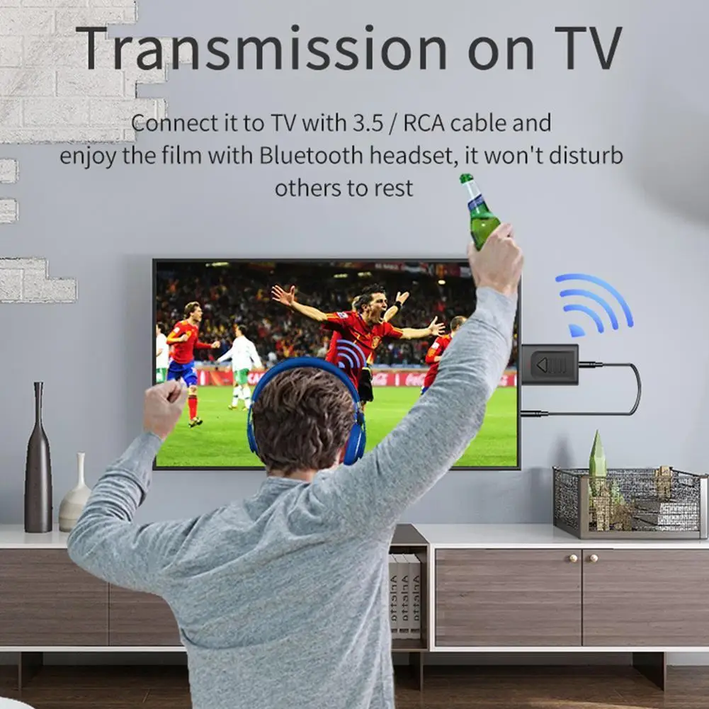 

USB Bluetooth 5.0 Adapter 4 in 1 3.5mm AUX BT Audio Adapter TV Dongle Transmitter Bluetooth Speaker Receiver Wireless For C O9S9