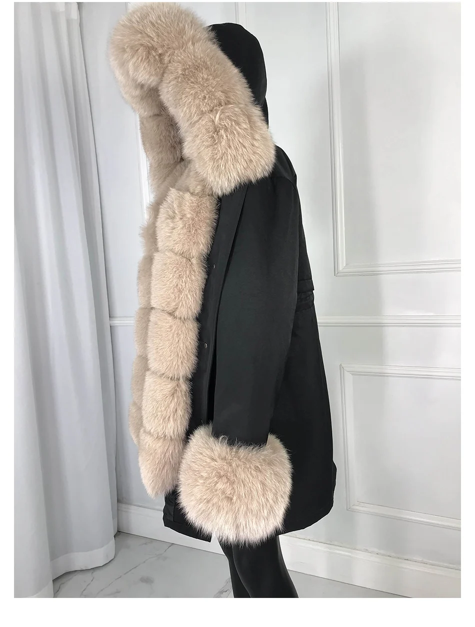Натуральный мех парки