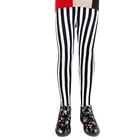 Одежда для девочек, зимние осенние плотные теплые леггинсы для девочек, детские леггинсы для девочек, бархатные брюки в полоску с мультяшным рисунком