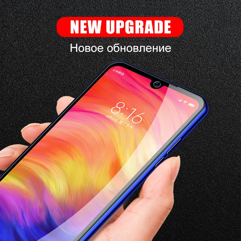 Защитное стекло для Xiaomi Redmi Note 8 9 7 6 9s Pro 8A 7A 6A закаленное | Мобильные телефоны и