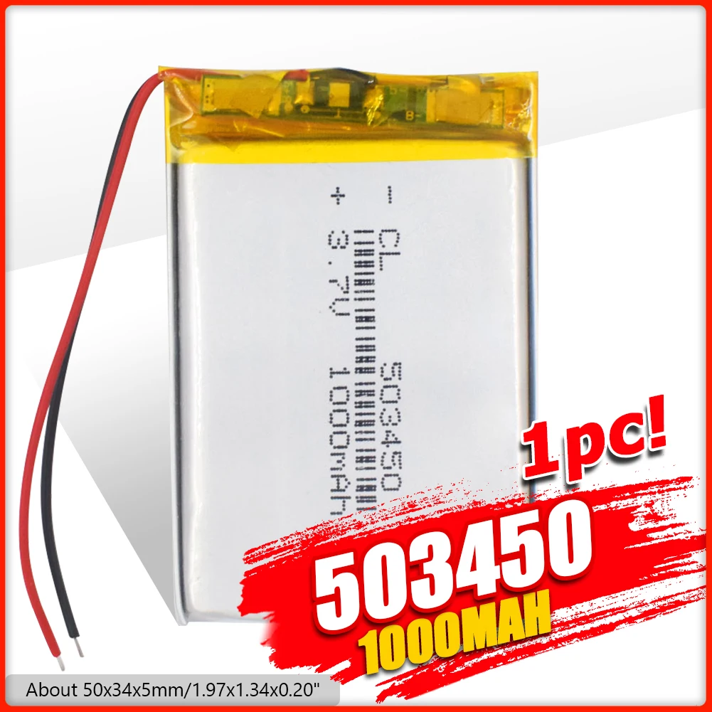 1/2/4x Перезаряжаемые 3 7 v 1000mah Li Po ионный полимерный Дополнительный внешний