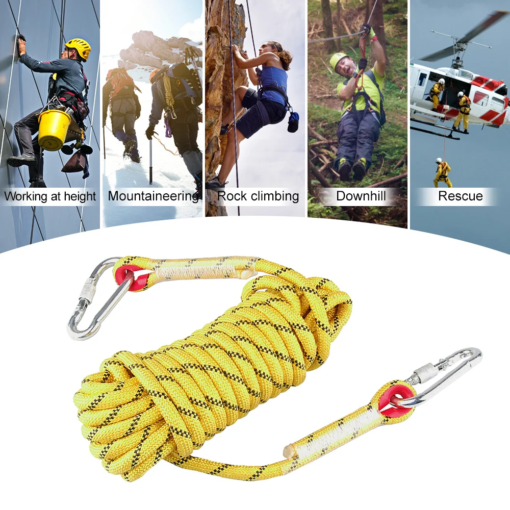 Верёвка для скалолазания на открытом воздухе статический скальный аварийный