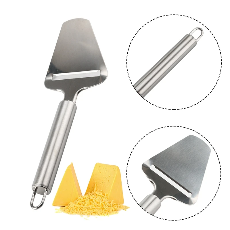 

Cheese Peeler Butter Slice Cutting Knife Silver Stainless Steel Plane Cheese Cutter Kitchen Cooking Cheese Slicer Cutter Tools