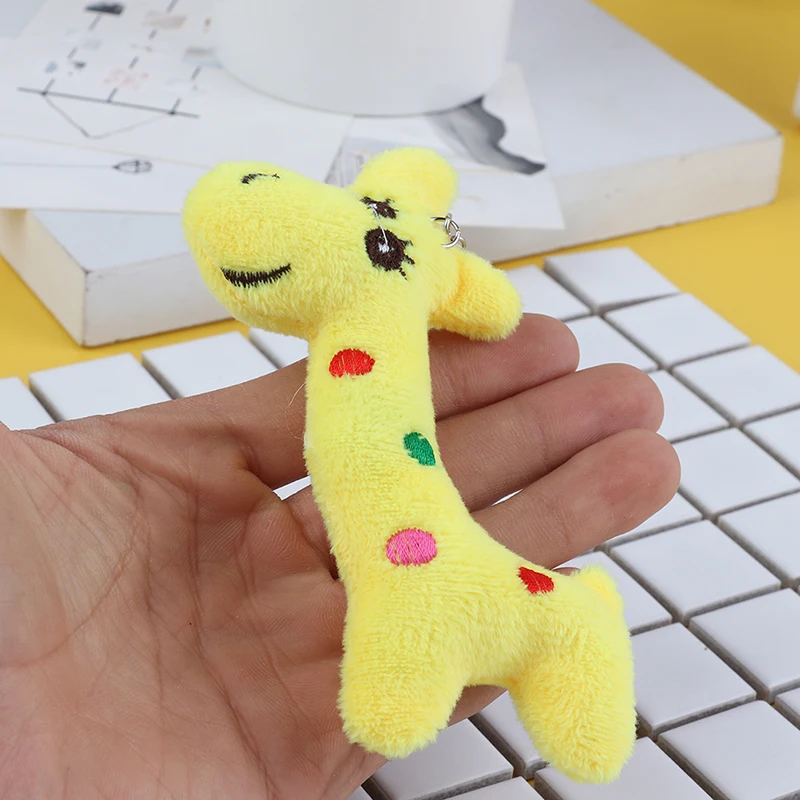 Новинка 1 шт. плюшевая игрушка Жираф Олень сумка для мобильного телефона брелок