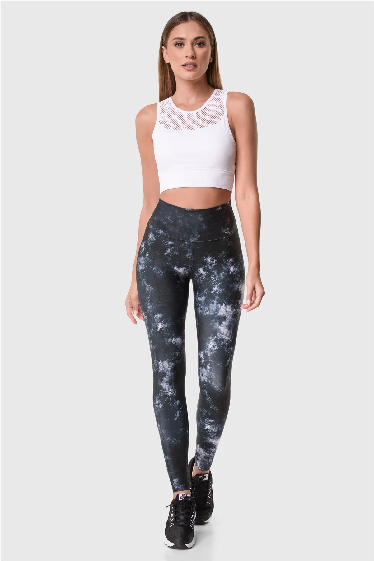 Superstacy Digital High Waist Patterned Fitness Leggings