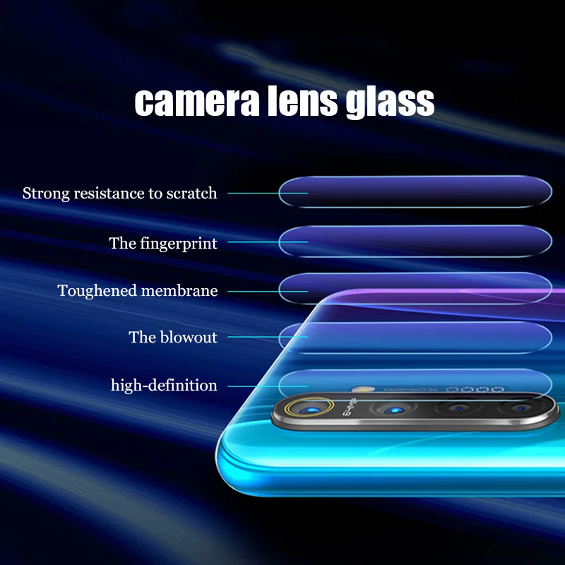 Explosion Proof Flexible Phone Lens Glass for Realme 5S 5 3i 3 2 Pro Camera Protector XT X2 X Ultra Slim | Мобильные телефоны и
