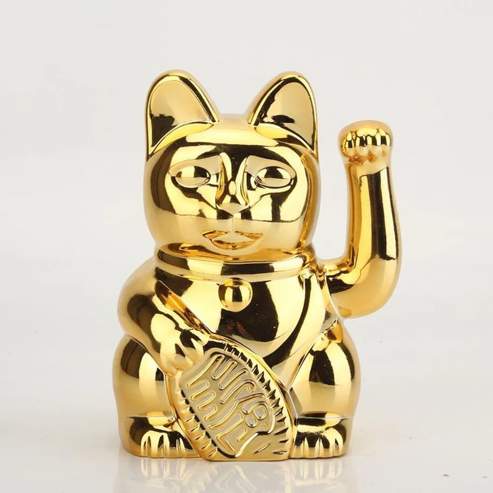 Полимерная кошка на удачу японский декоративный Кот лучший подарок котенок для